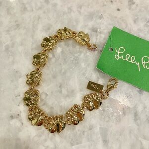 Lilly Pulitzer Gold Elephant Bracelet